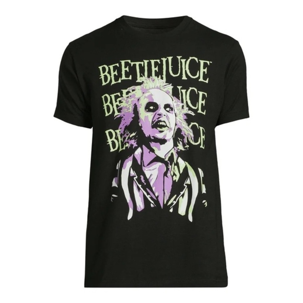 Bettlejuice nwt Men's and Big Men's Graphic Tee with Short Sleeves